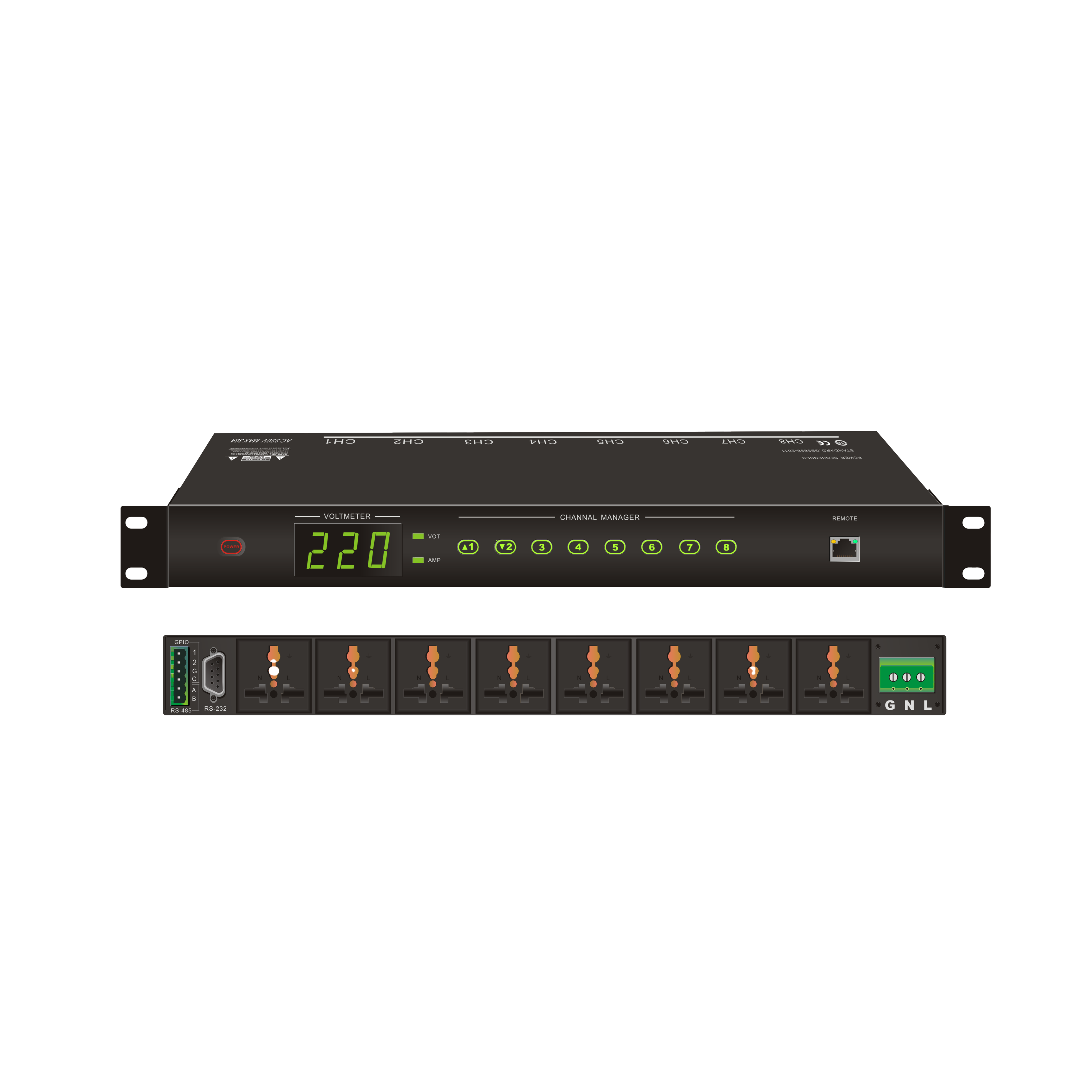 8-Channel AI Intelligent Power Sequencer