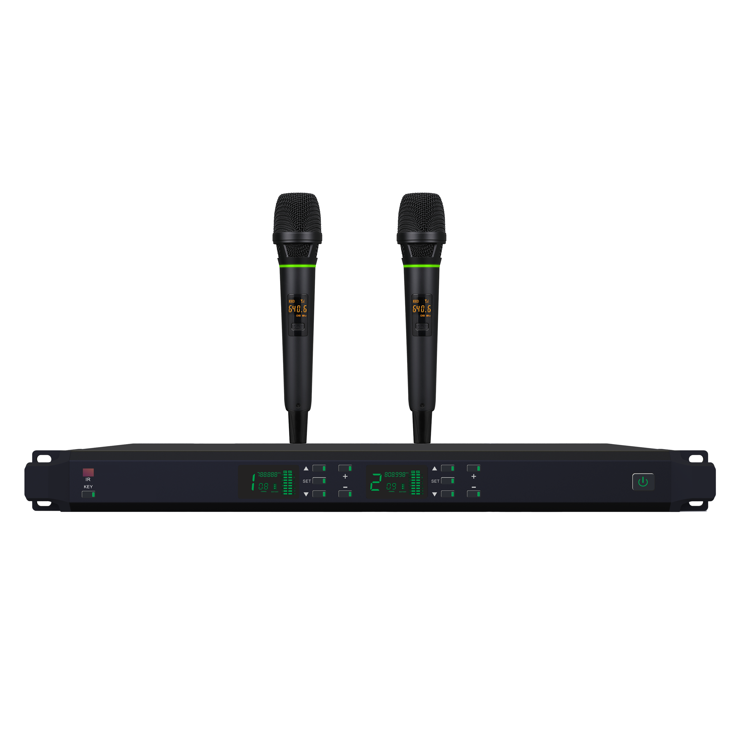 Wireless One-to-Two Microphones